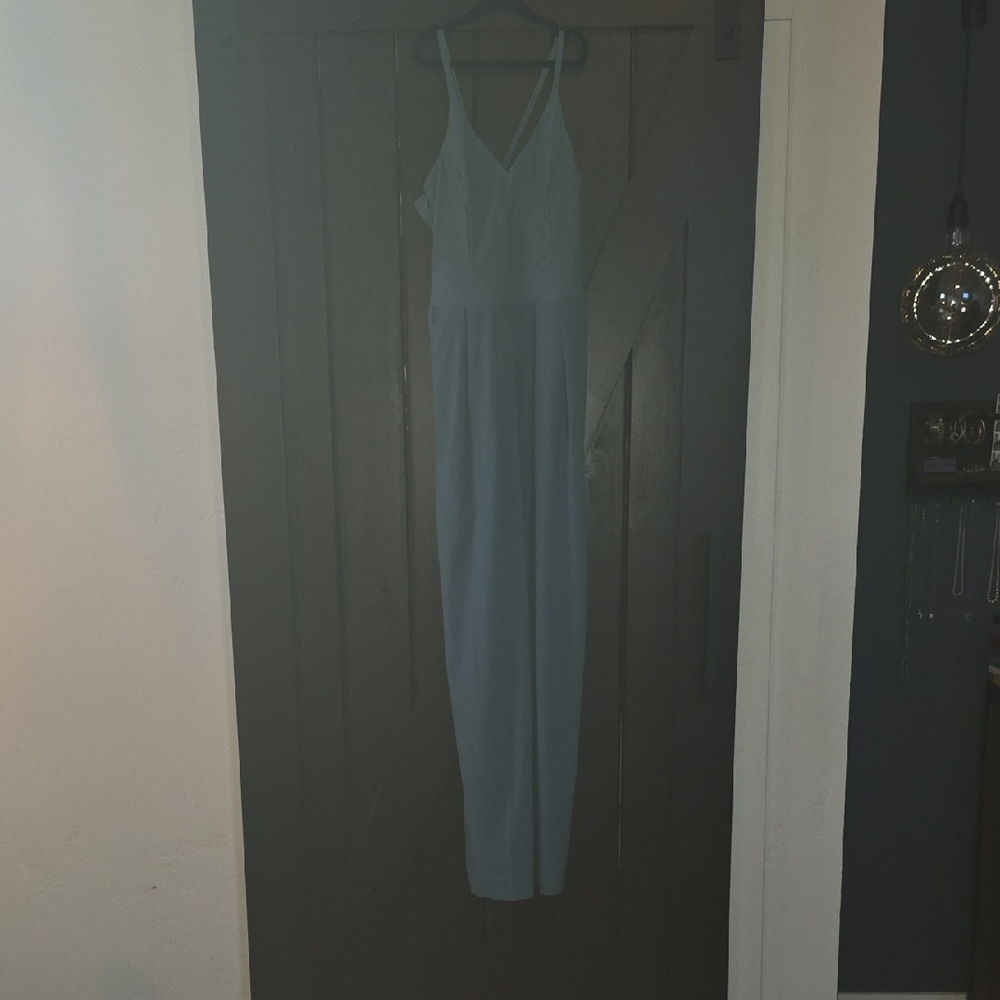HALARA Light Blue Maxi Dress